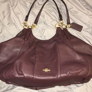 Coach Lily shoulder bag Oxford blood